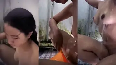 Intip Gadis Toge Mandi Mulus Di Kamar Mandi